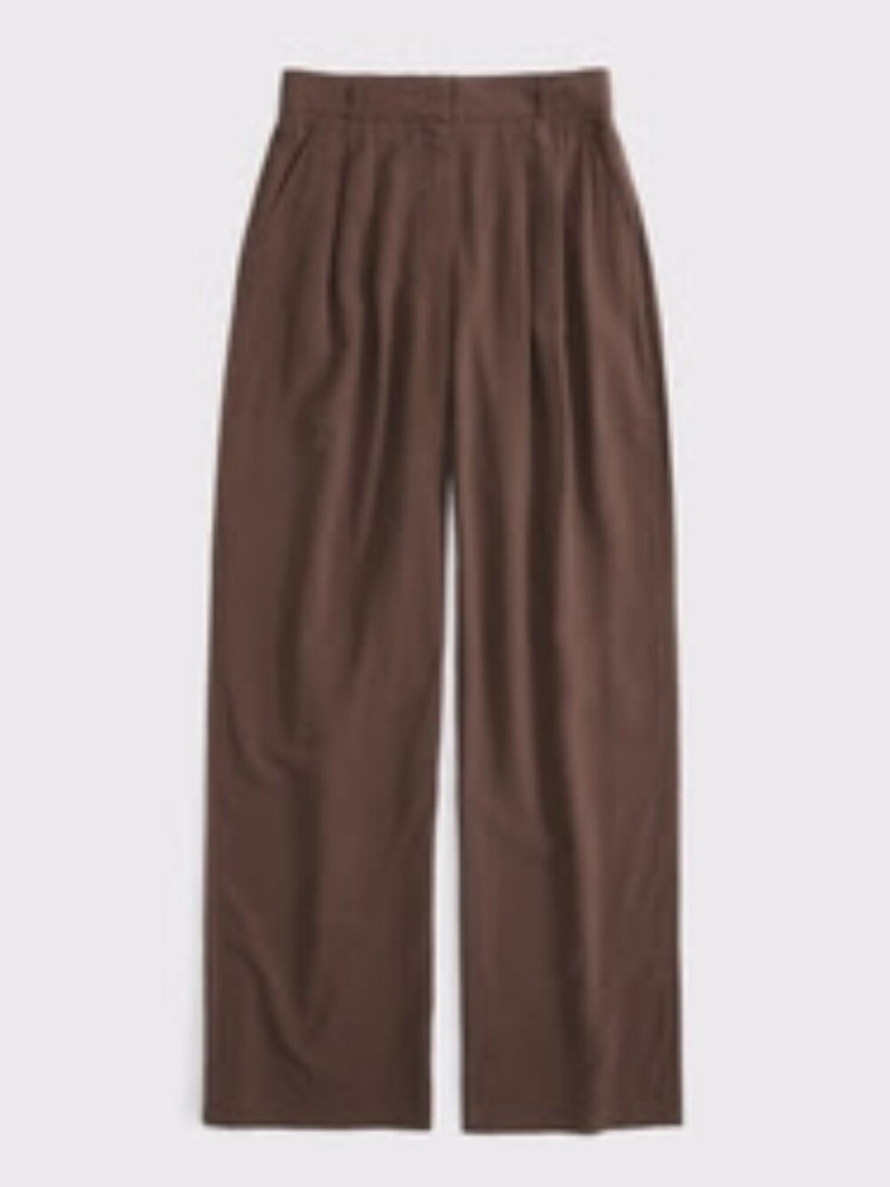 Abercrombie & Fitch Brown Wide-Leg Trousers